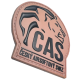 Patch "ČAS" Český Airsoftový Svaz - pískový