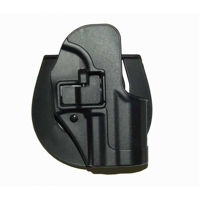 Opaskové plastové pouzdro - holster pro USP a CZ P-09, černé
