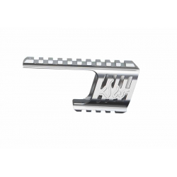 Custom CNC rail mount, DW 715, silver