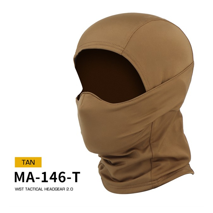 Kukla WST 2.0 s gumovou ochrannou maskou, písková