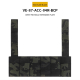 Chest Rig MOLLE Expansion Plate - MC Black