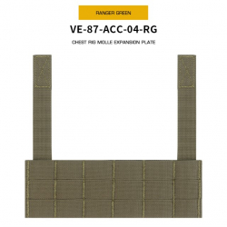 Chest Rig MOLLE Expansion Plate - Ranger Green