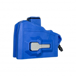HPA Adaptér pro AAP-01/Glock na zásobníky M4 - modrý/stříbrný
