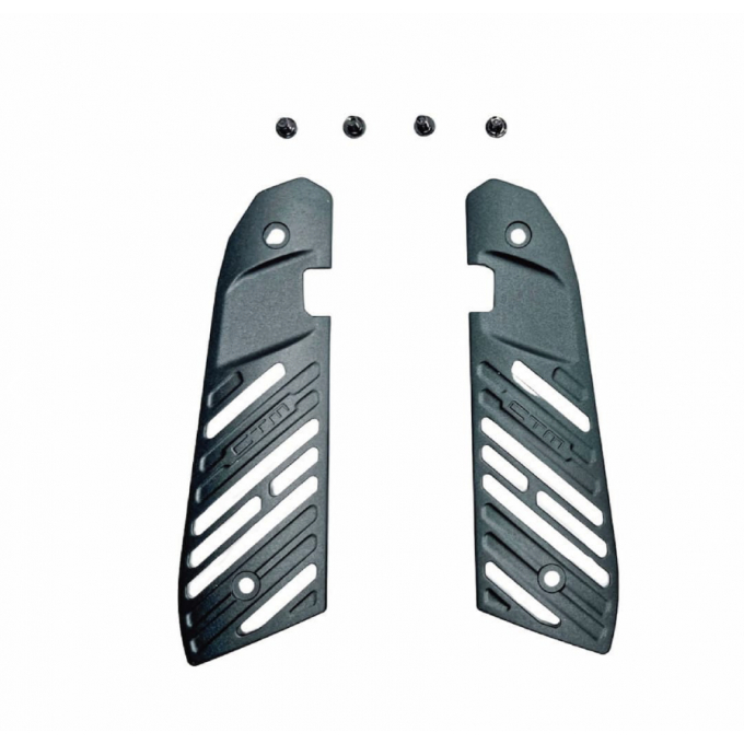 CTM FUKU-2 CNC hliníkové střenky pro AAP01 - černé