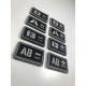 Blood patch AB NEG - TYPE A - black/white