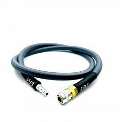 Hadice HPA 100cm s opletem - ocelově šedá