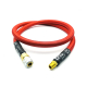 HPA Mk.II - QD female + 1/8NPT - 100cm hose with holster - red