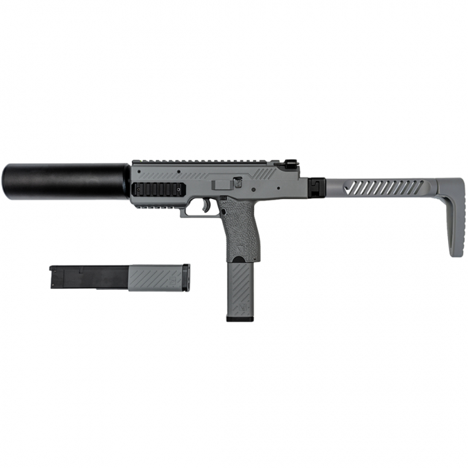 VORSK VMP-1X GBB SMG (tlmič a 2x zásobník) - Šedá