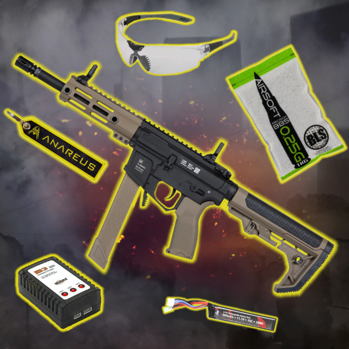Startovací Set - SA-FX01 FLEX™ SMG - Čierno- Pieskovy