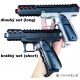 CTM FUKU-2 CNC Horní set těla pro AAP01 (Short Cutout) - Zlato/Stříbrný
