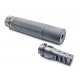 Silencer DASM-S with muzzle brake - Black
