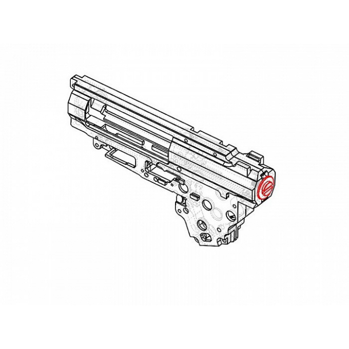 Centering screw for QSC spring guide