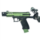 CNC hliníková naťahovacia páka FUKU-2 Reaper pre AAP01 - Čierna