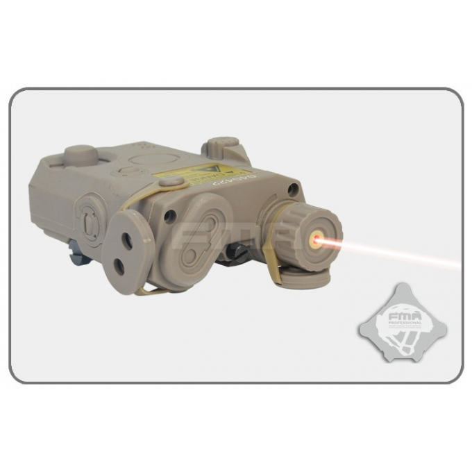 FMA PEQ 15 LA-5 Battery Case + red laser DE