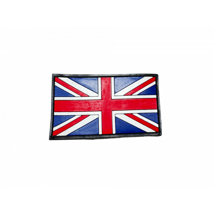 Patch PVC 3D gumový - vlajka Velká Británie - BAREVNÁ