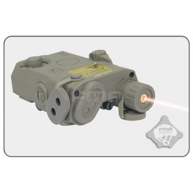 FMA PEQ 15 LA-5 Battery Case + red laser FG