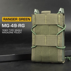 Tiger type MOLLE sumka na 5.56 zásobníky M4/M16 - Ranger Green