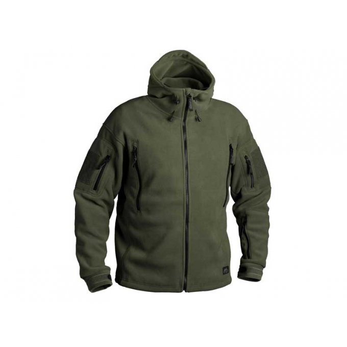 Patriot Heavy Fleece Jacket Olive Green, SIZE XS