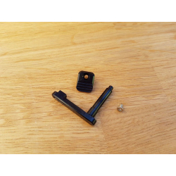 CNC záchyt zásobníku AR15 - A - černý CNC záchyt zásobníku AR15 - A - černý