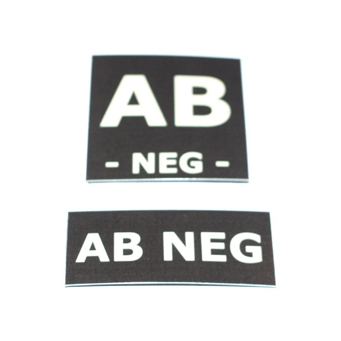 Proud Blood Type Patch AB Neg