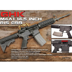 GHK M4 RAS GBB ( Navy Seal ražení / 14.5 inch )