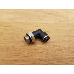 Screw the knee 90° 6mm, screw G1/4